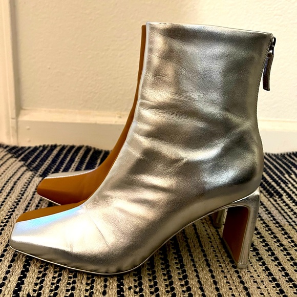 Jonathan Simkhai Kelsey Square Toe Heeled Boot - Picture 12 of 16